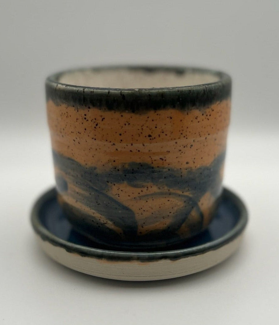 Orange and Green Planter