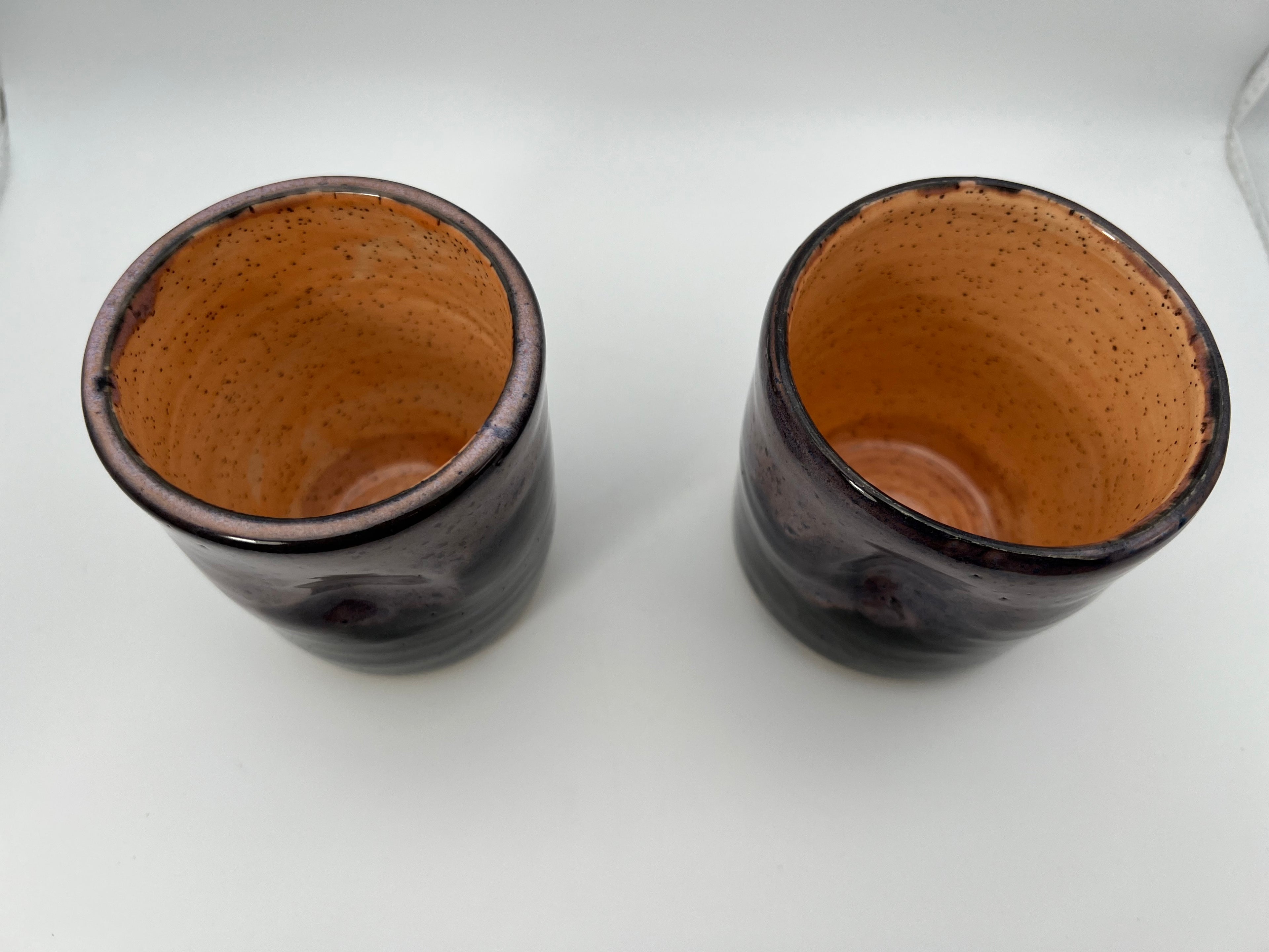 Set of Purple and Black Cup
