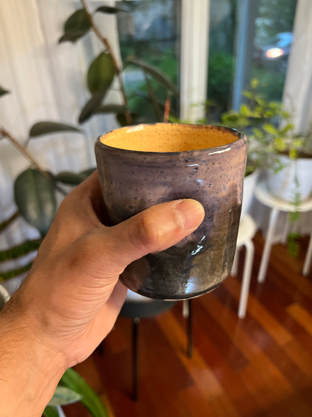 Set of Purple and Black Cup