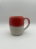 Red and White Mug