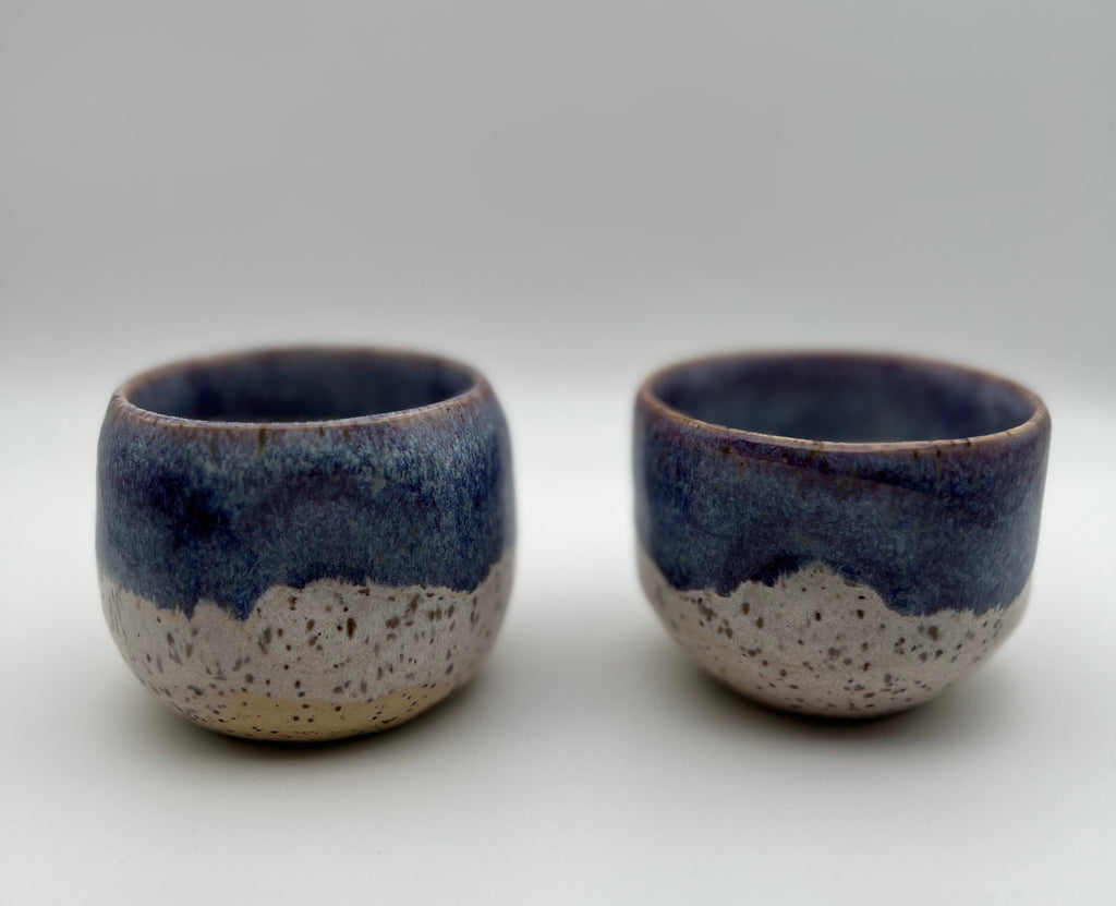 Blue and White Espresso Cups