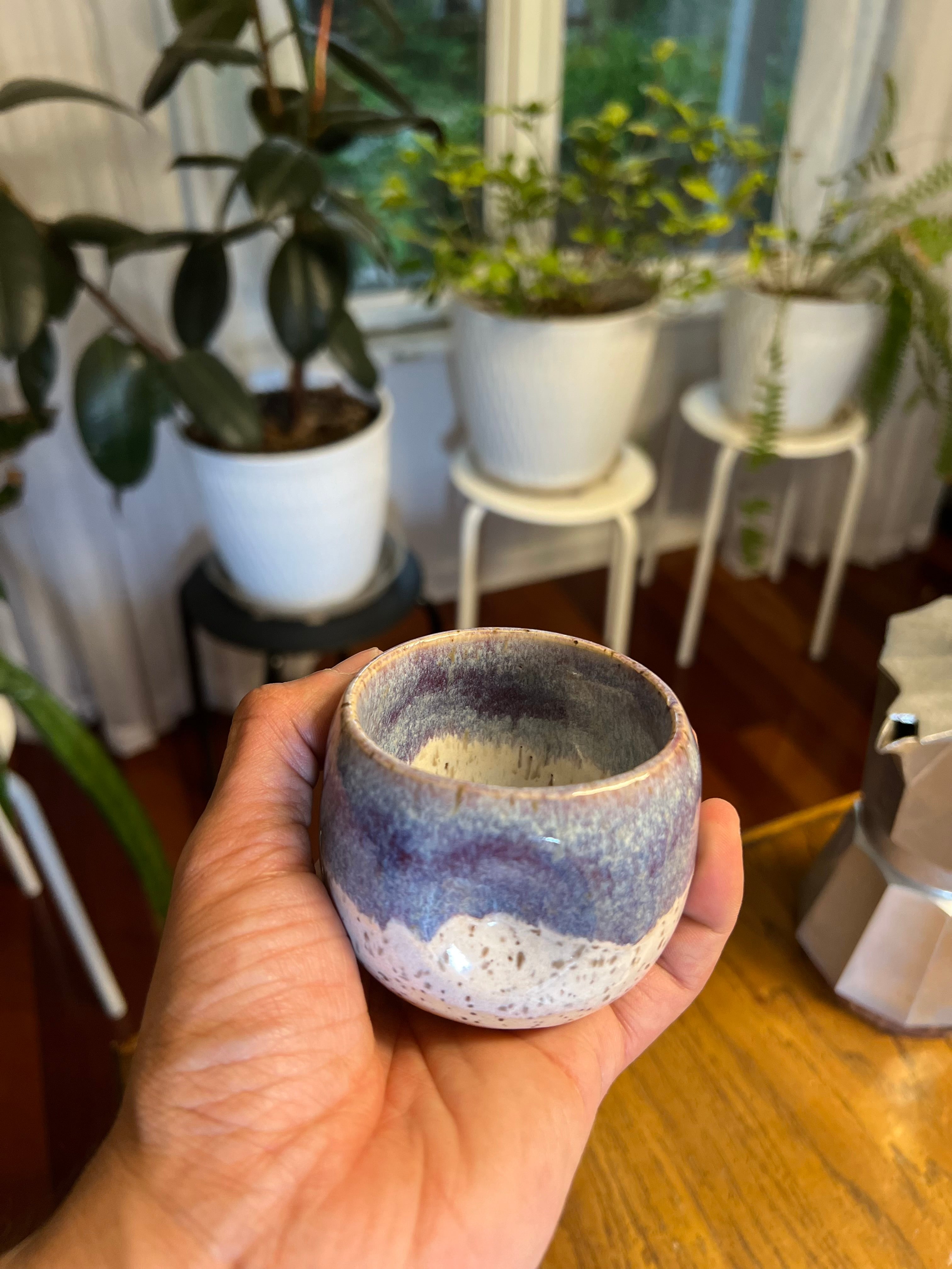 Blue and White Espresso Cups