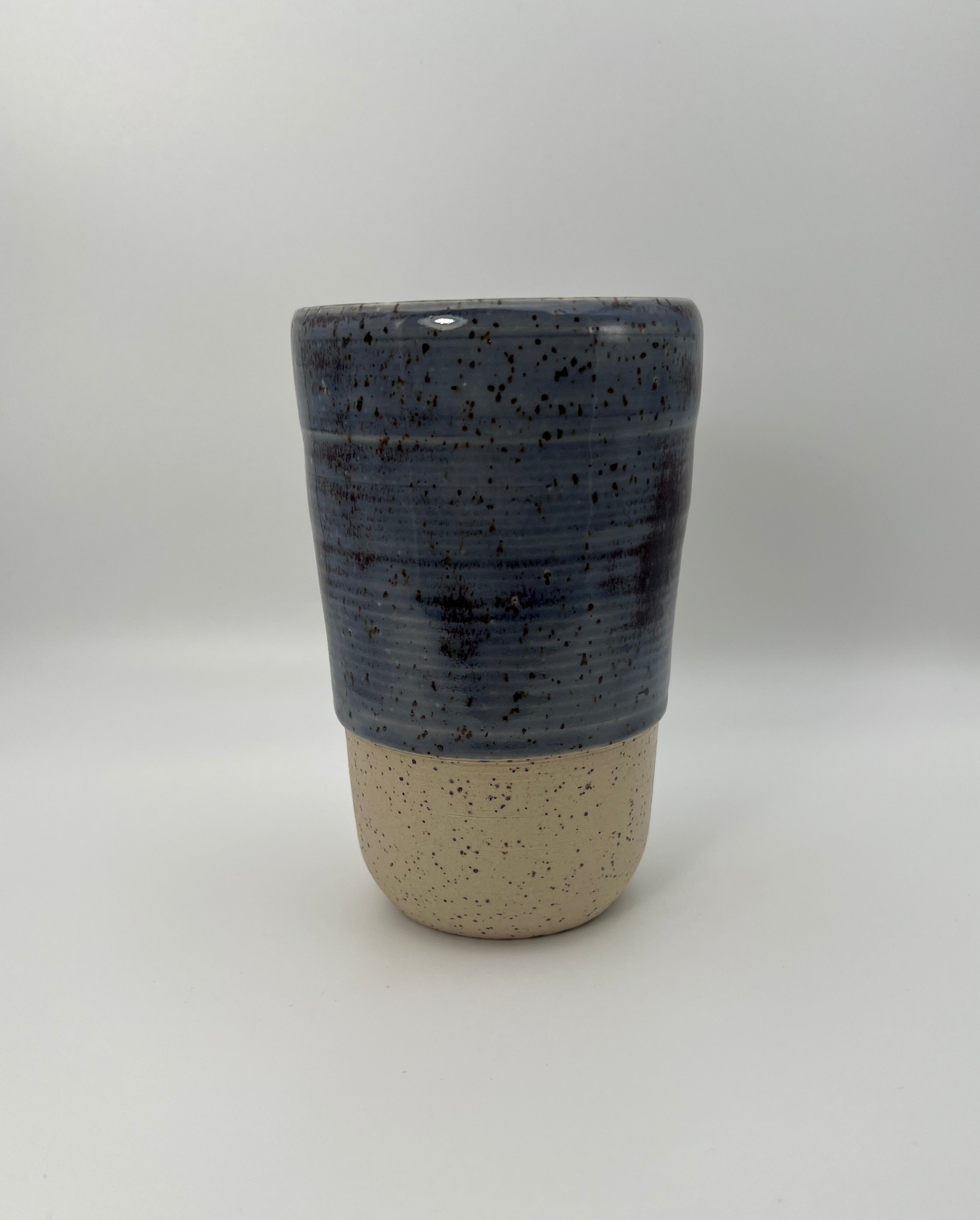 Large Plum and Blue Tumbler