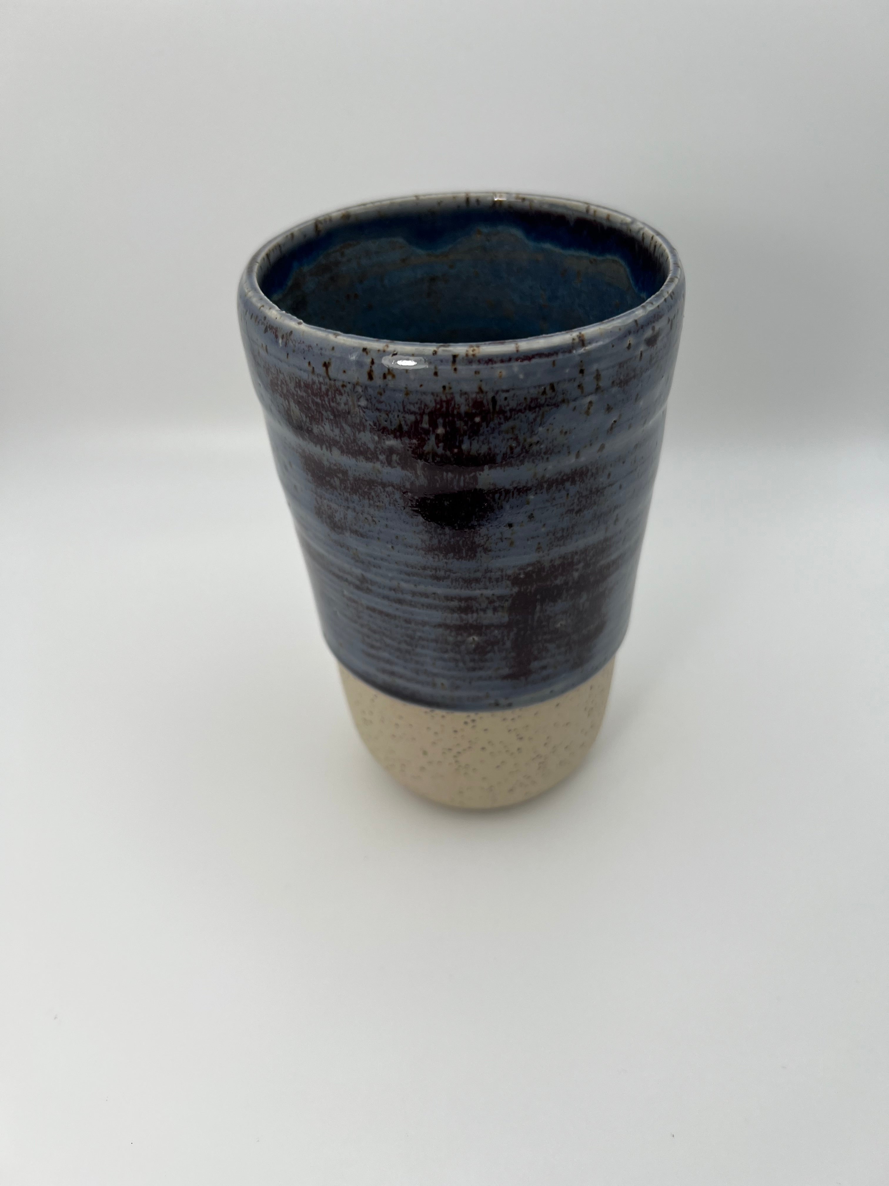 Large Plum and Blue Tumbler