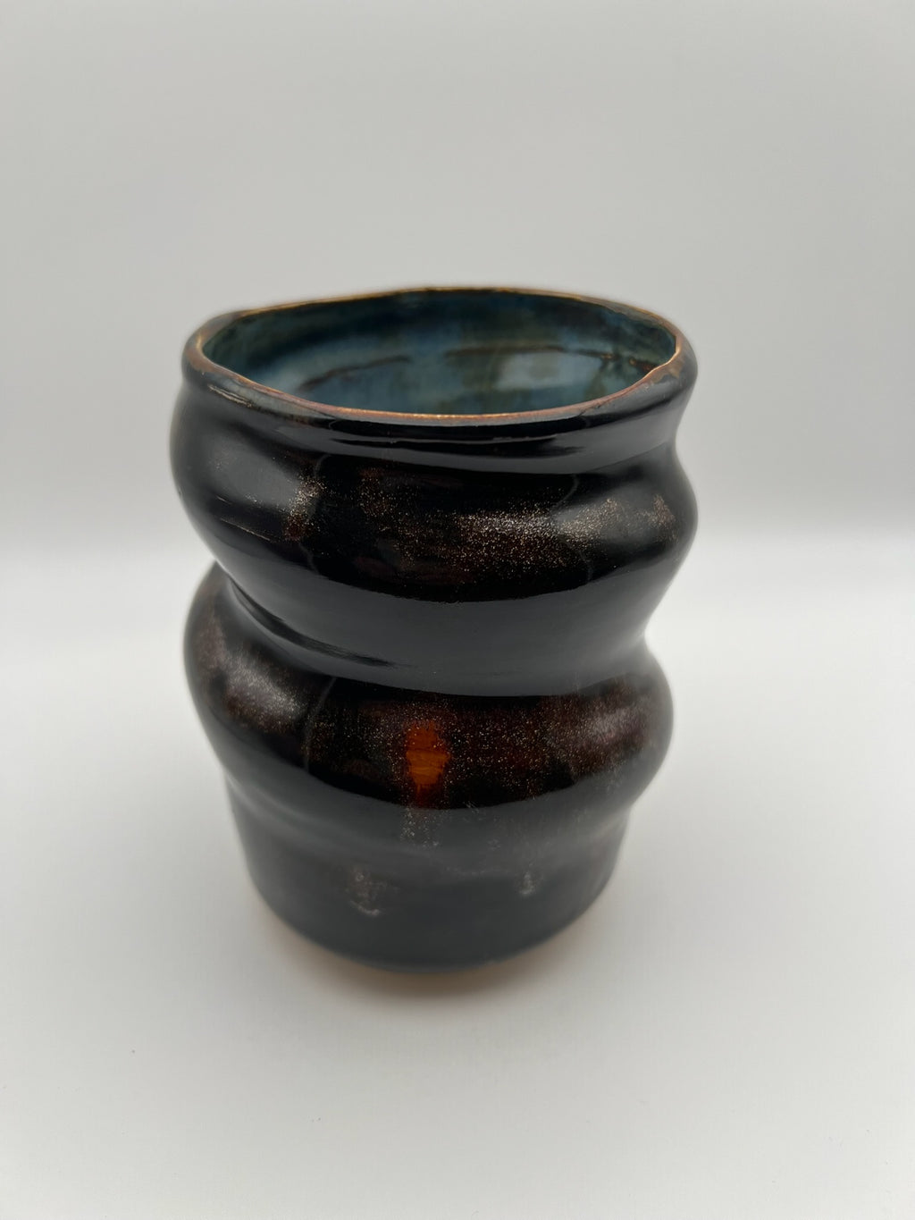Midnight Bubble Vase