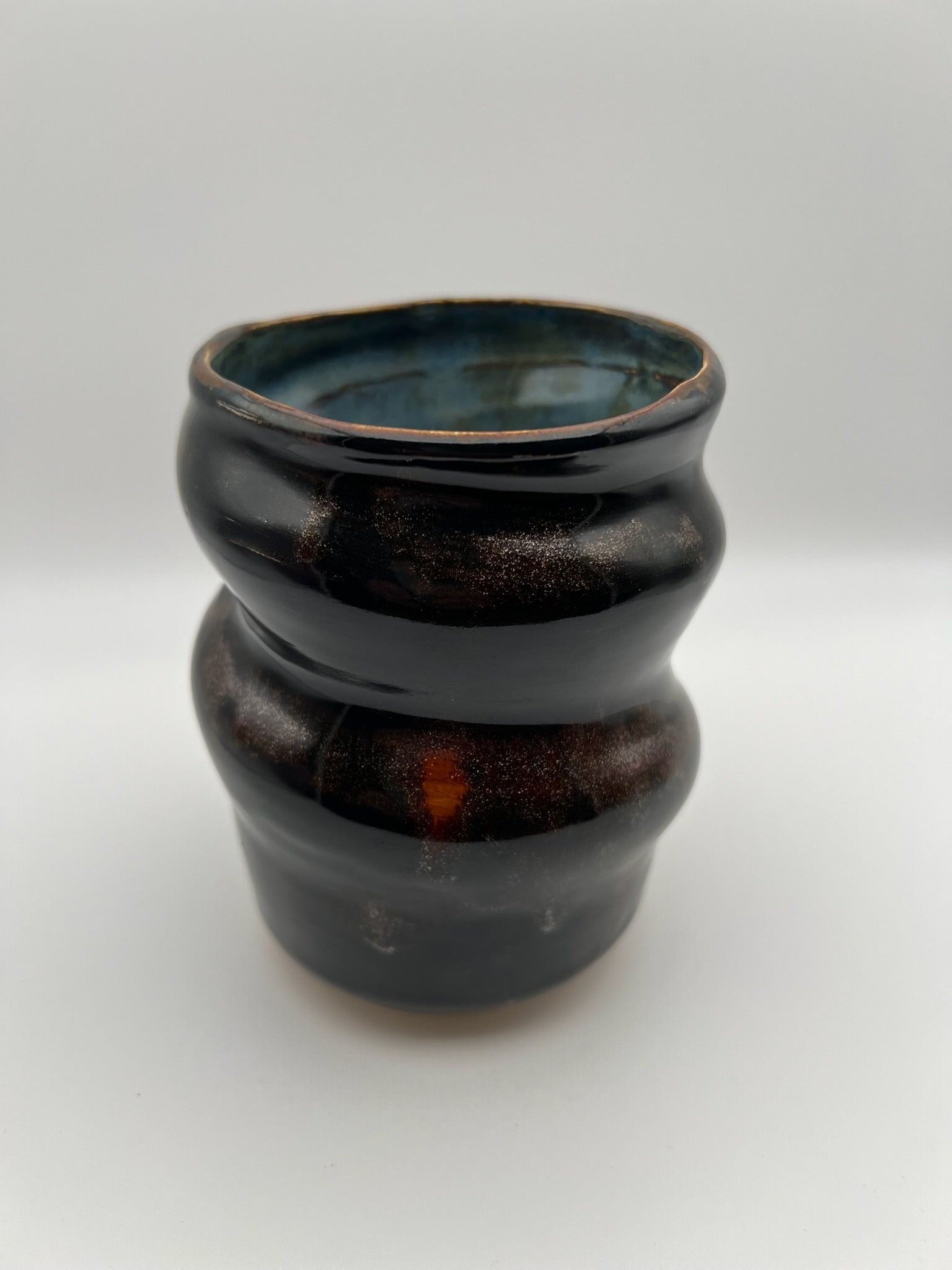 Midnight Bubble Vase